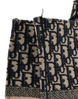 Oblique Large Book Tote Blue Multicolor