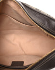 GG Supreme Monogram Web Small Ophidia Shoulder Bag Brown