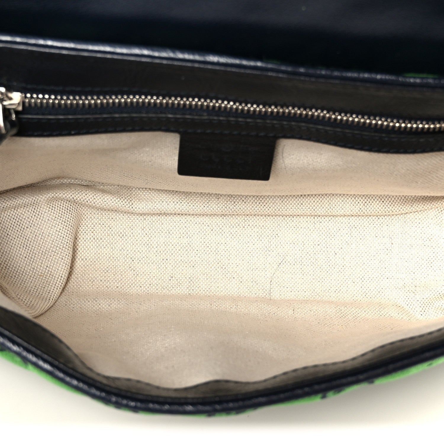 Monogram Multicolor Matelasse Diagonal Small GG Marmont Shoulder Bag Green Blue