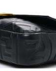 Nappa FF 1974 Embossed Baguette Black