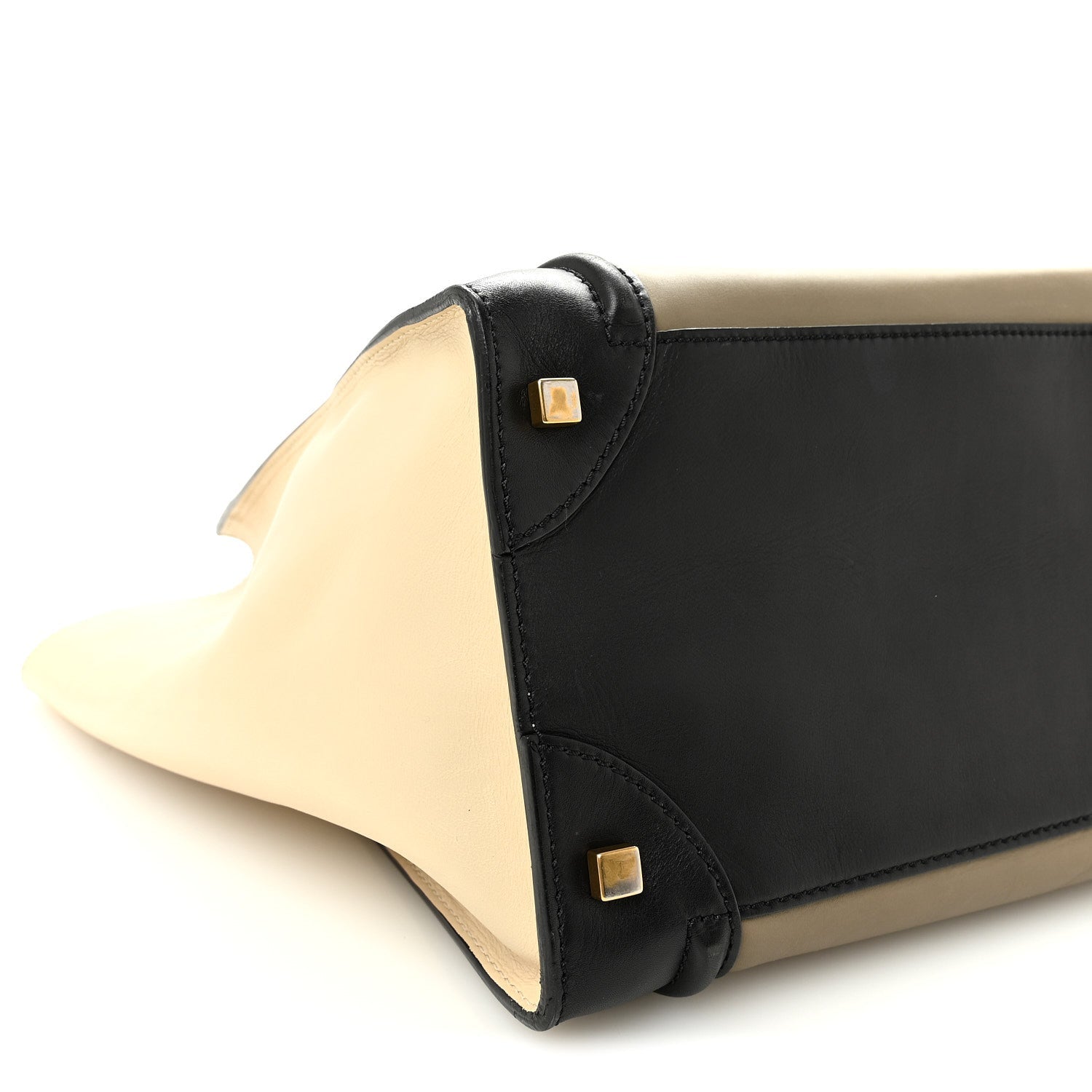 Smooth Calfskin Mini Tri-Color Luggage Grey