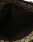 GG Supreme Monogram Small Joy Tote Dark Brown