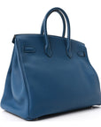 Togo Birkin 35 Bleu Izmir
