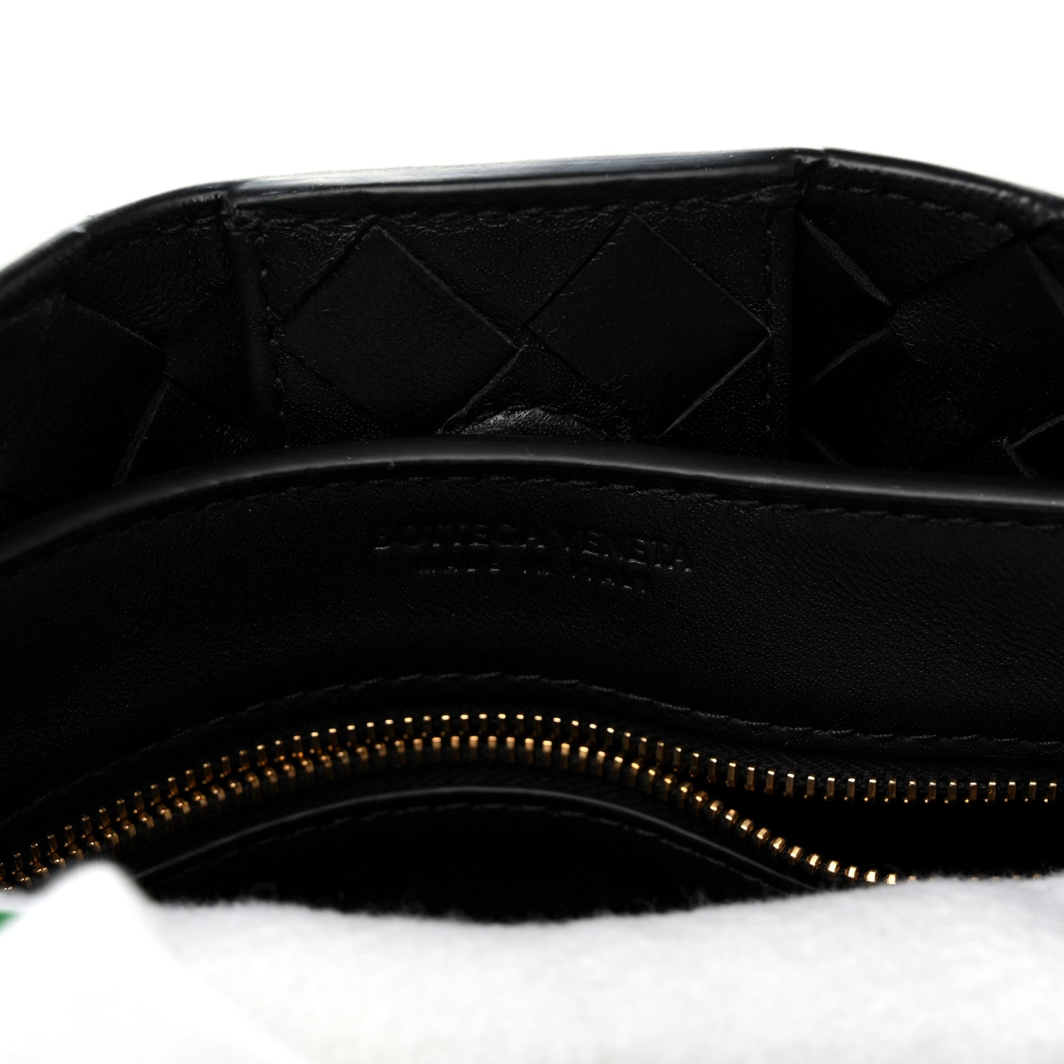 Nappa Intrecciato Small Andiamo Shoulder Bag Black