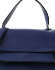 Grained Calfskin Mini Belt Bag Indigo