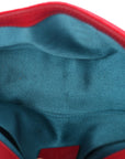 Velvet Matelasse Mini GG Marmont Shoulder Bag Hibiscus Red
