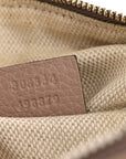 Pebbled Calfskin Small Soho Disco Bag Rose Beige