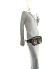 Soft GG Supreme Monogram Medium Ophidia Belt Bag Dark Brown