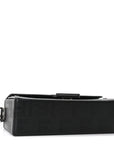 Vitello King FF Lines Embossed Baguette Soft Trunk Black