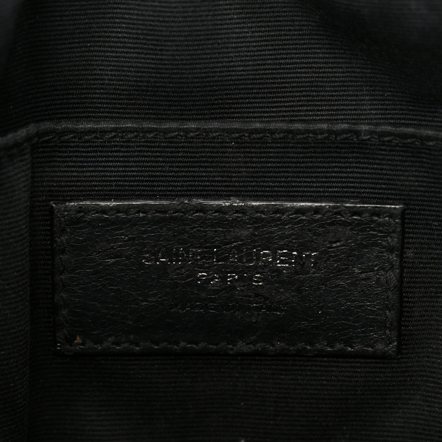 Calfskin Matelasse Monogram Monochrome Lou Camera Bag Black
