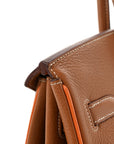 Togo Horseshoe Birkin 35 Gold Orange