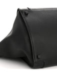 Grained Calfskin Medium Phantom Luggage Black