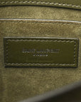 Calfskin Medium Monogram Sunset Vert Kaki