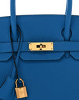 Togo Birkin 30 Bleu Zanzibar