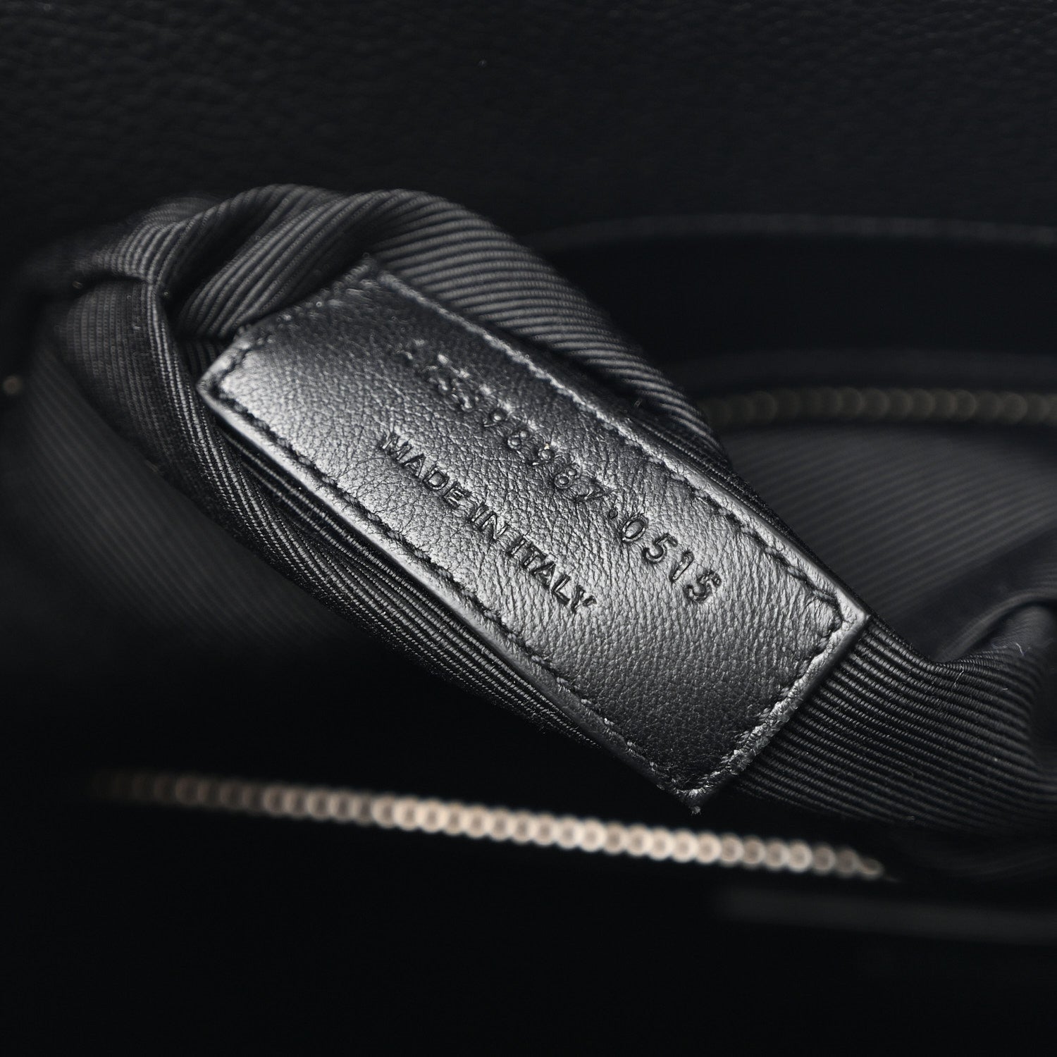 Grained Calfskin Large Sac De Jour Carryall Black