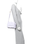 Nappa Maxi Intreccio Padded Cassette Crossbody Bag Mirth Washed
