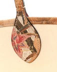 GG Supreme Monogram Water Flora Web Large Ophidia Tote Beige White Multicolor