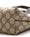 GG Supreme Monogram Small Joy Tote Dark Brown