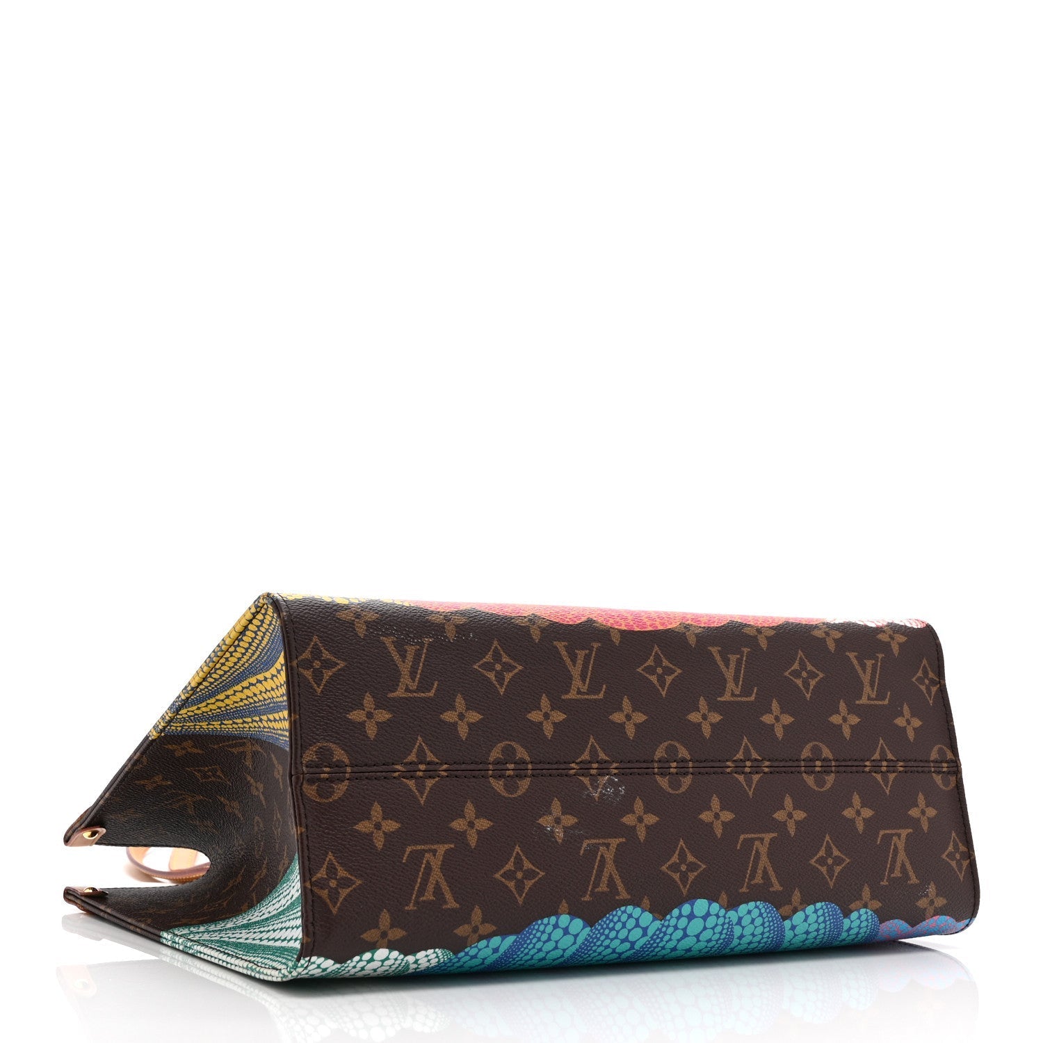 LV X YK Monogram Pumpkin Onthego MM Multicolor