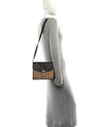 Derby Calfskin Vintage Check Small Macken Crossbody Bag Black
