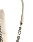 Lambskin Quilted Toy Loulou Puffer Monogram Chain Satchel Crema Soft