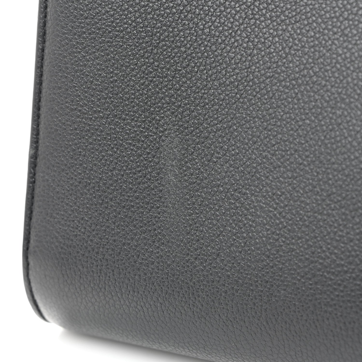 Grained Calfskin Large Sac De Jour Carryall Black