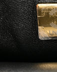 Caviar Quilted Mini Top Handle Flap Black