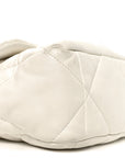 Quilted Large CHNL 19 Flap White