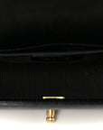 Caviar Quilted Medium Boy Flap Black