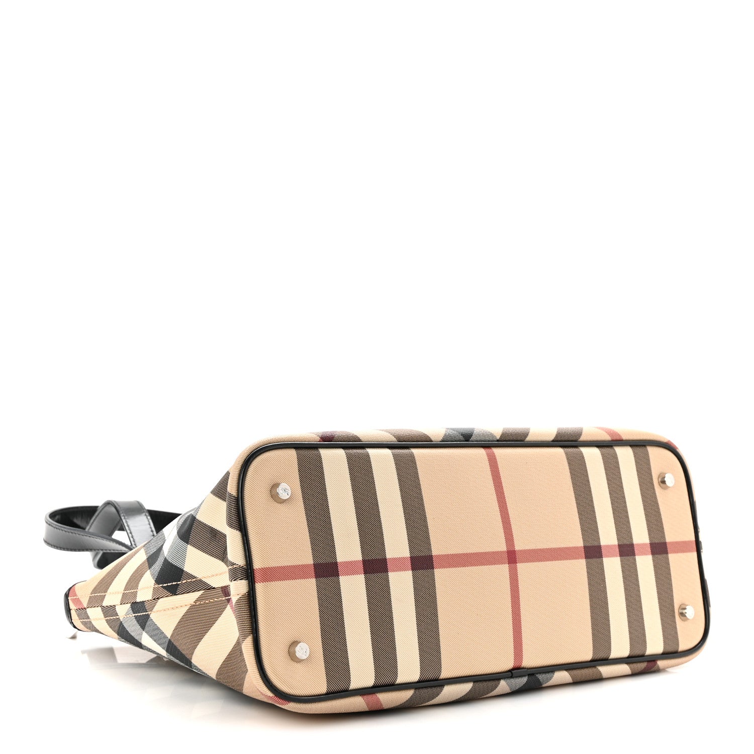 Supernova Check Small Nickie Tote Black
