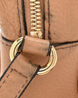 Pebbled Calfskin Small Soho Disco Bag Camelia