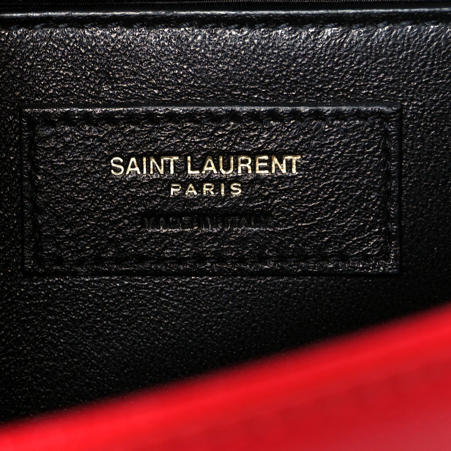 Grain De Poudre Medium Monogram Kate Satchel Red