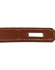 Veau Grain Lisse Kelly Sellier 32 Noisette
