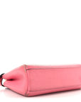 Shiny Nappa Micro Peekaboo Iconic Satchel  Rosa Fluo