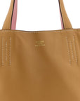 Veau Sikkim Swift Double Sens 28 Reversible Tote Rose Sakura Curry