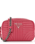 Soft Calfskin Diagramme Camera Bag Peonia
