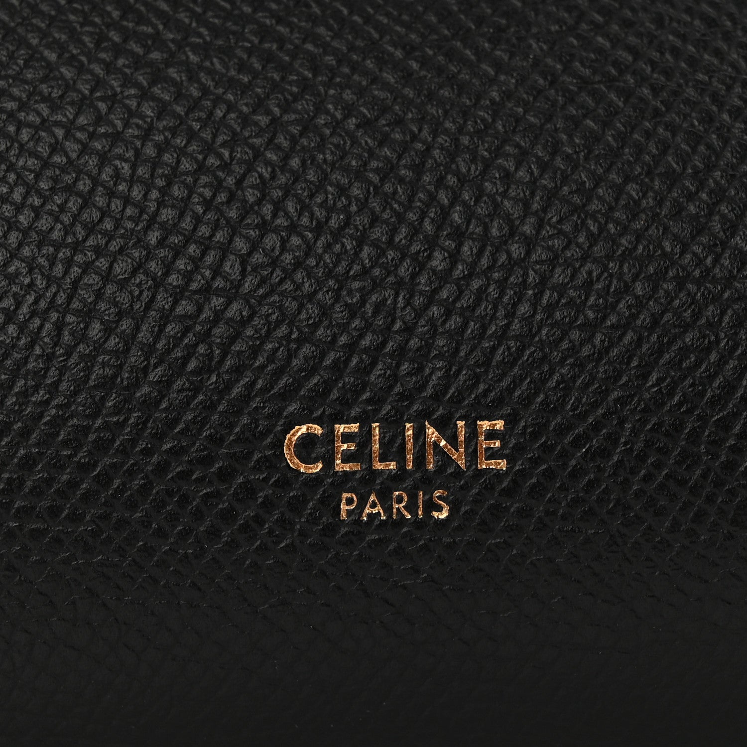 Grained Calfskin Mini Belt Bag Black
