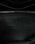Lambskin Maxi Intreccio Padded Chain Cassette Crossbody Bag Black