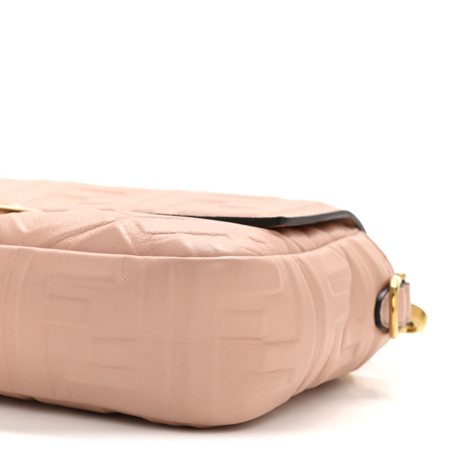 Nappa FF 1974 Embossed Baguette Rosa Bourbon