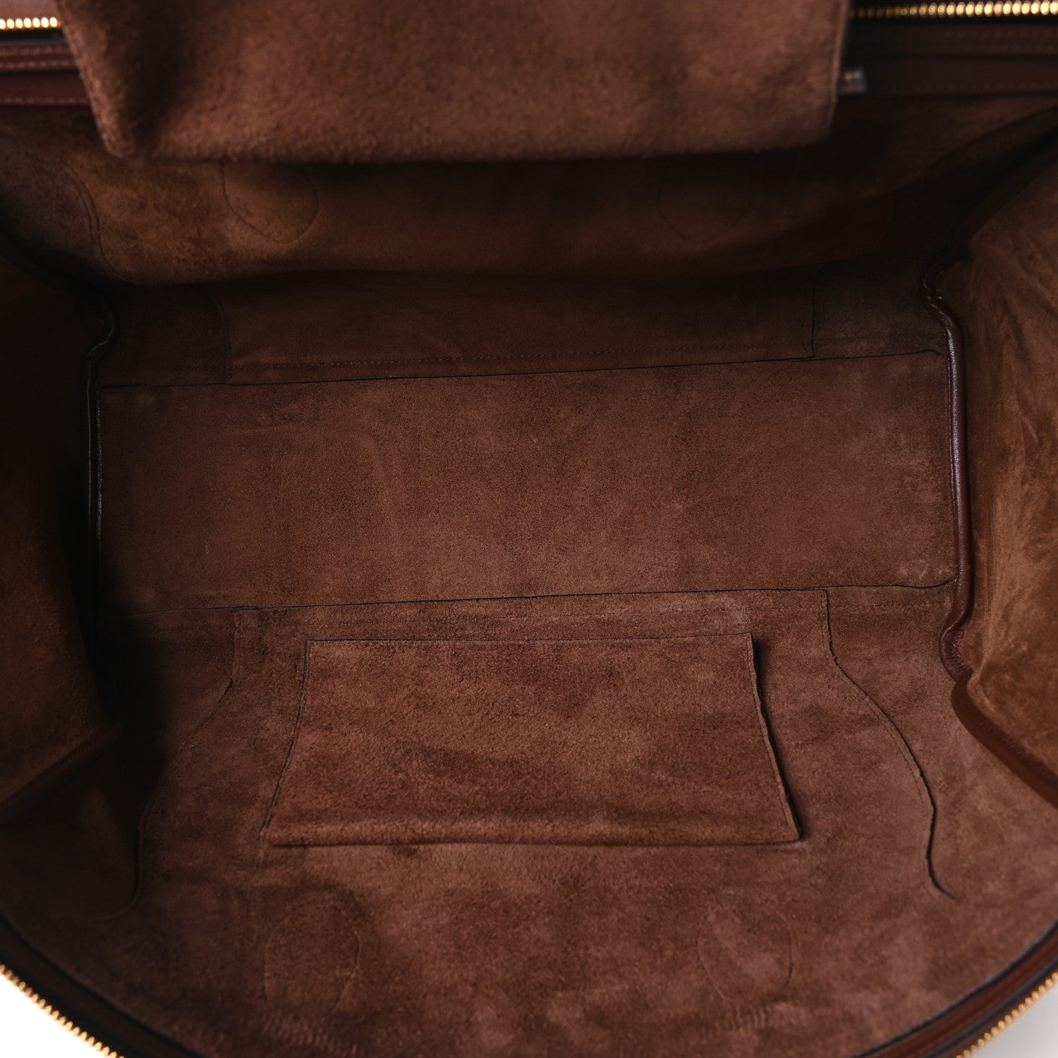 Supple Shiny Lambskin Large New Luggage Brick