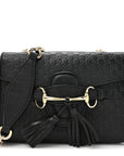 MicroGCCIssima Mini Emily Chain Shoulder Bag Black