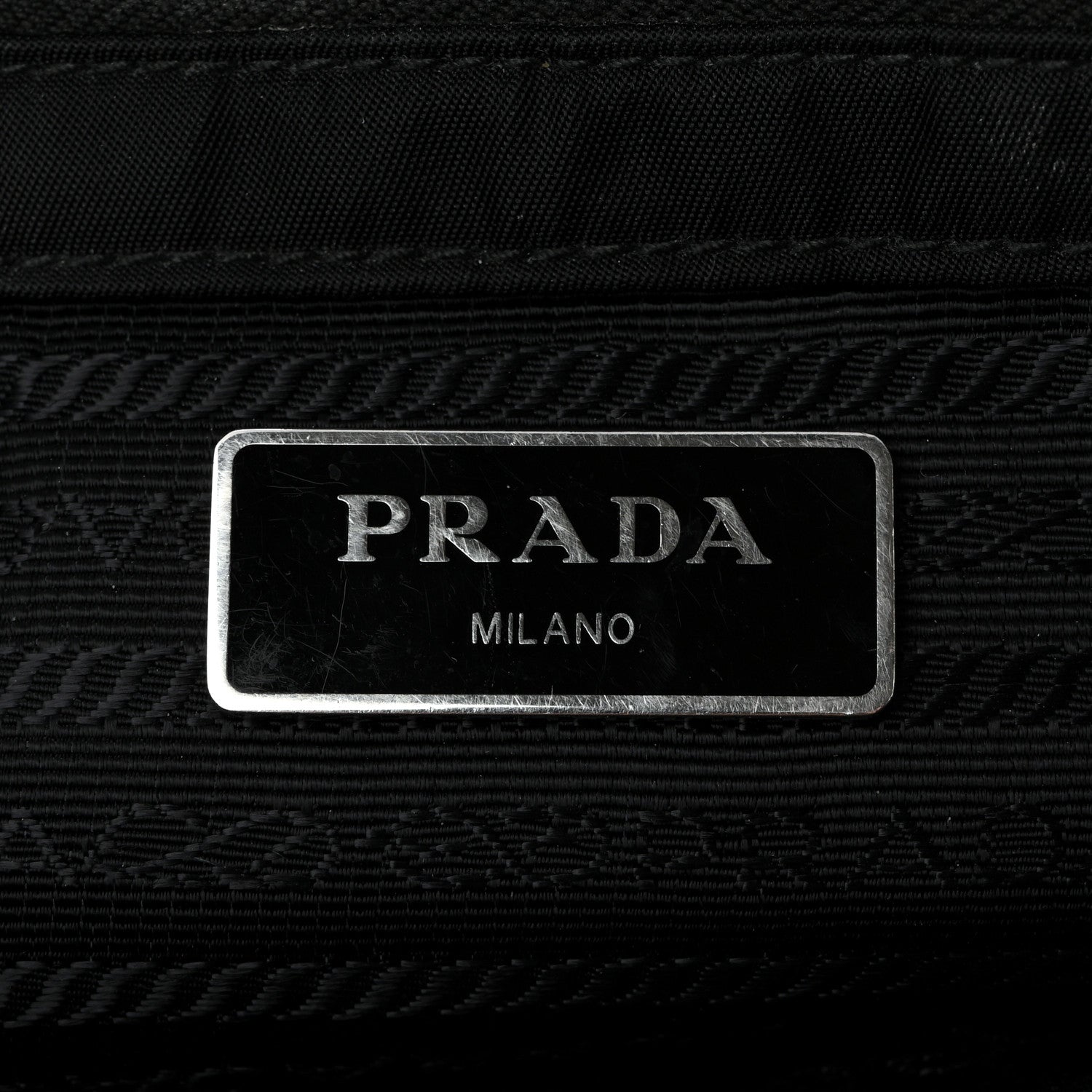 Nylon Tessuto Impuntu Quilted Tote Black