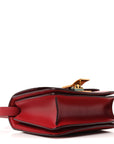 Smooth Calfskin Small Classic Box Flap Bag Red