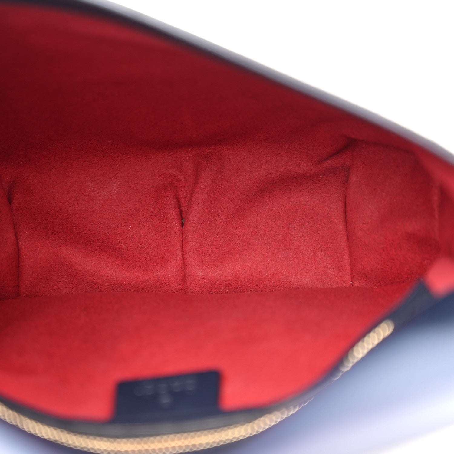 GG Supreme Monogram Small Messenger Shoulder Bag Beige Blue Navy