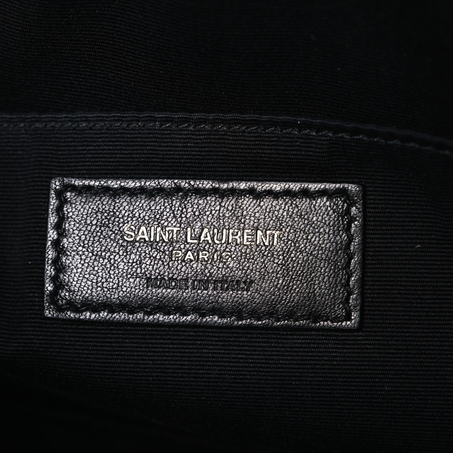 Calfskin Crocodile Embossed Monogram Lou Camera Bag Black