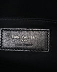 Calfskin Crocodile Embossed Monogram Lou Camera Bag Black