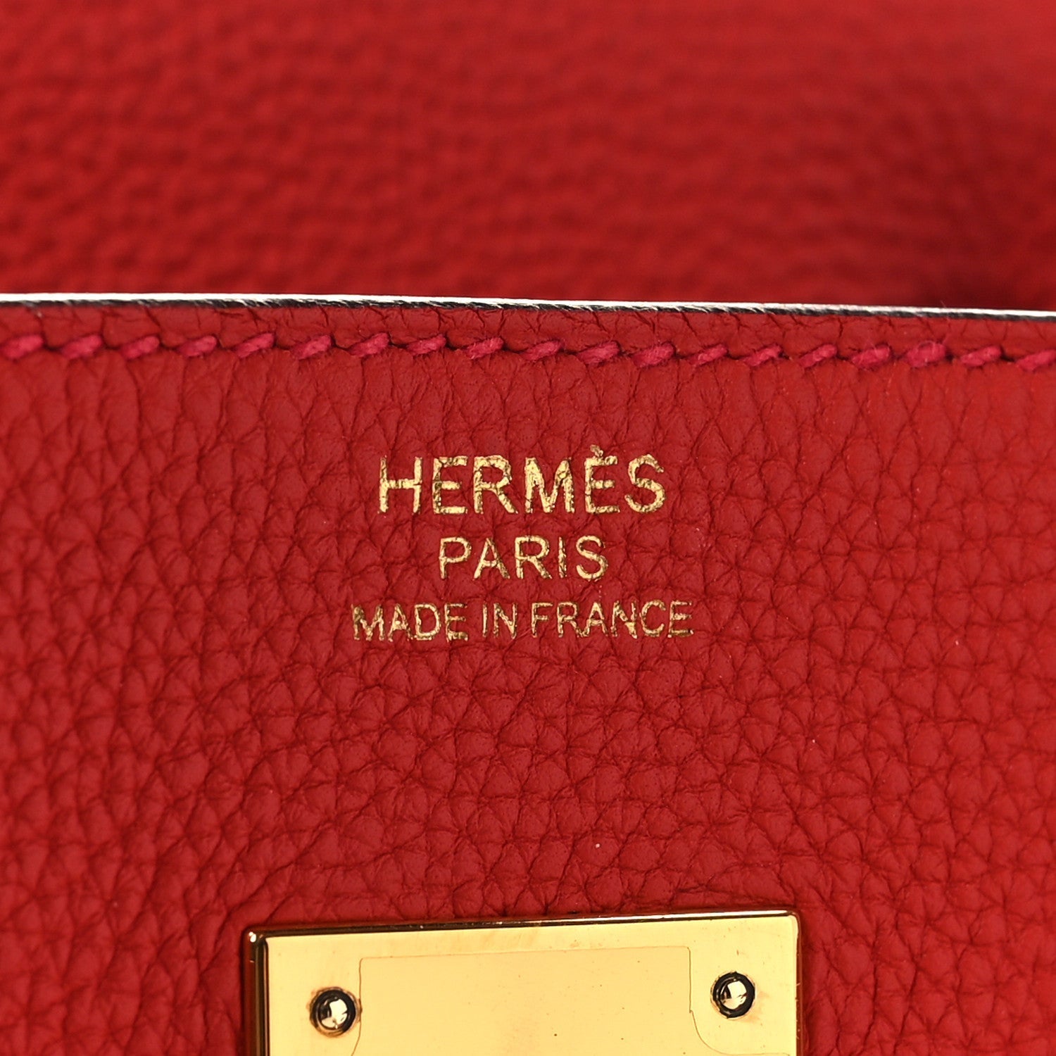 Togo Birkin 30 Rouge Tomate