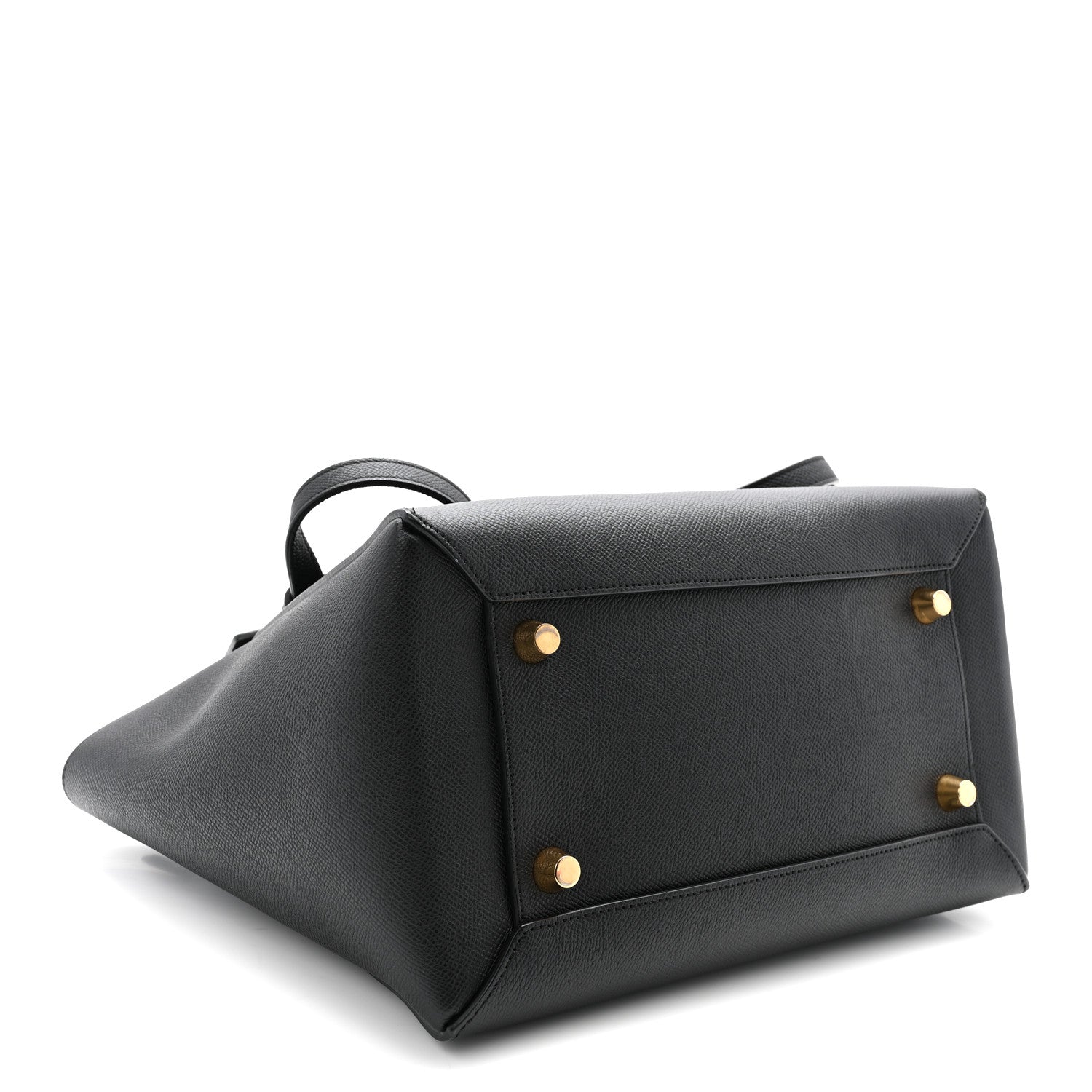 Grained Calfskin Mini Belt Bag Black