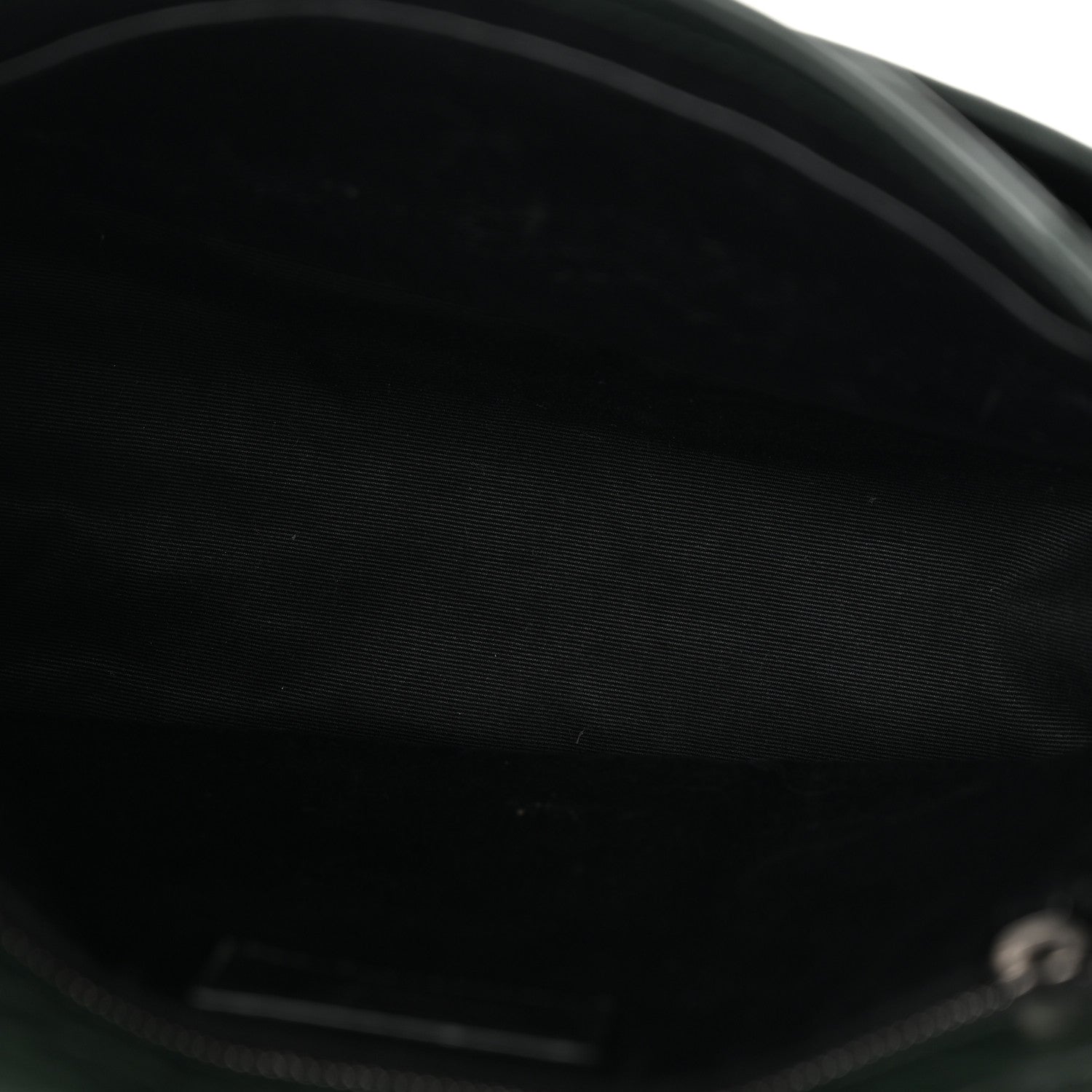 Crinkled Lambskin Matelasse Monogram Medium Niki Chain Satchel Dark Green