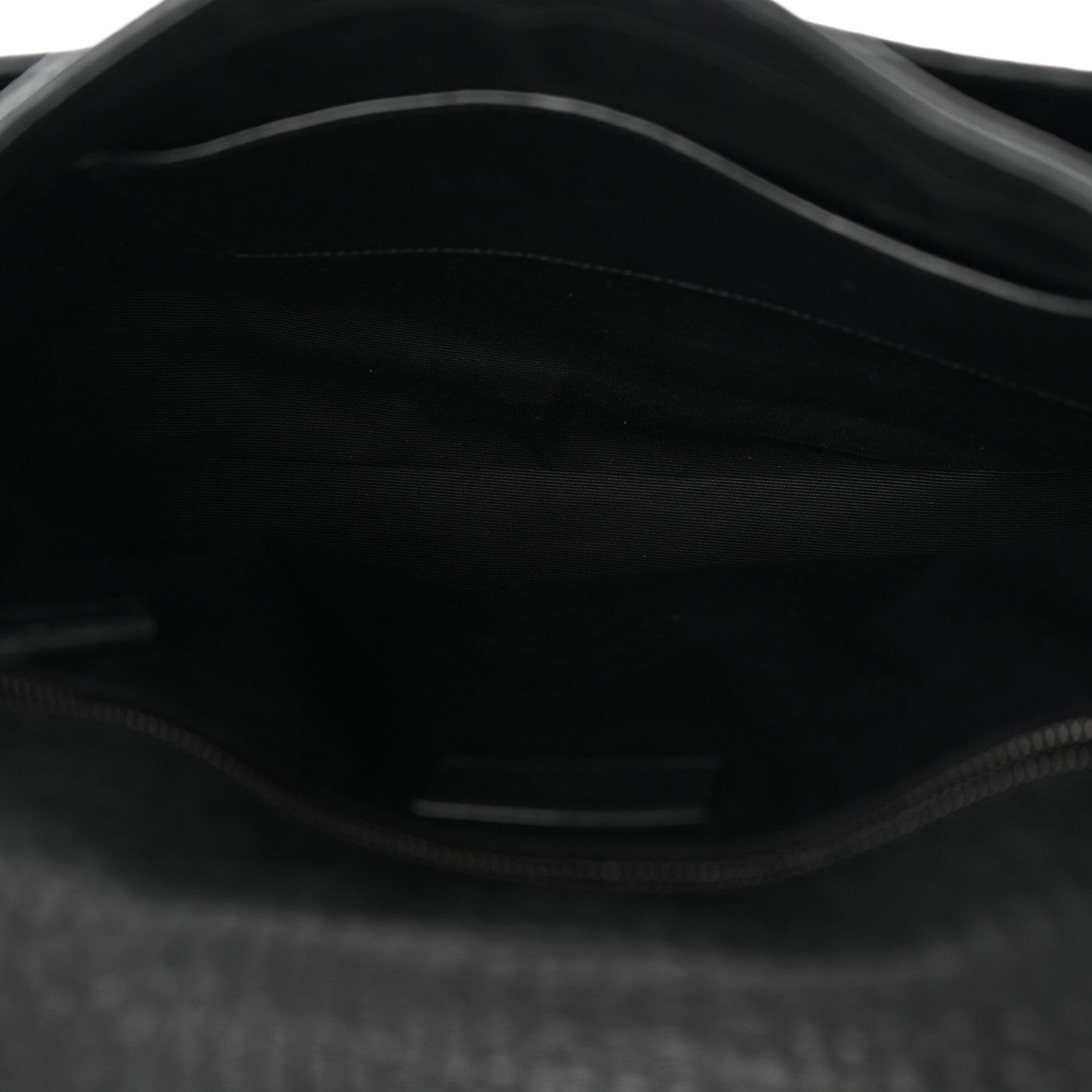 Grained Lambskin Monogram Large Niki Chain Satchel Black